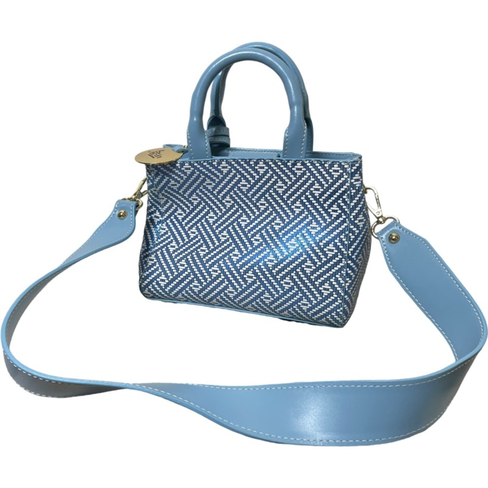 Baby Blue Bevini Modena Purse Handbag